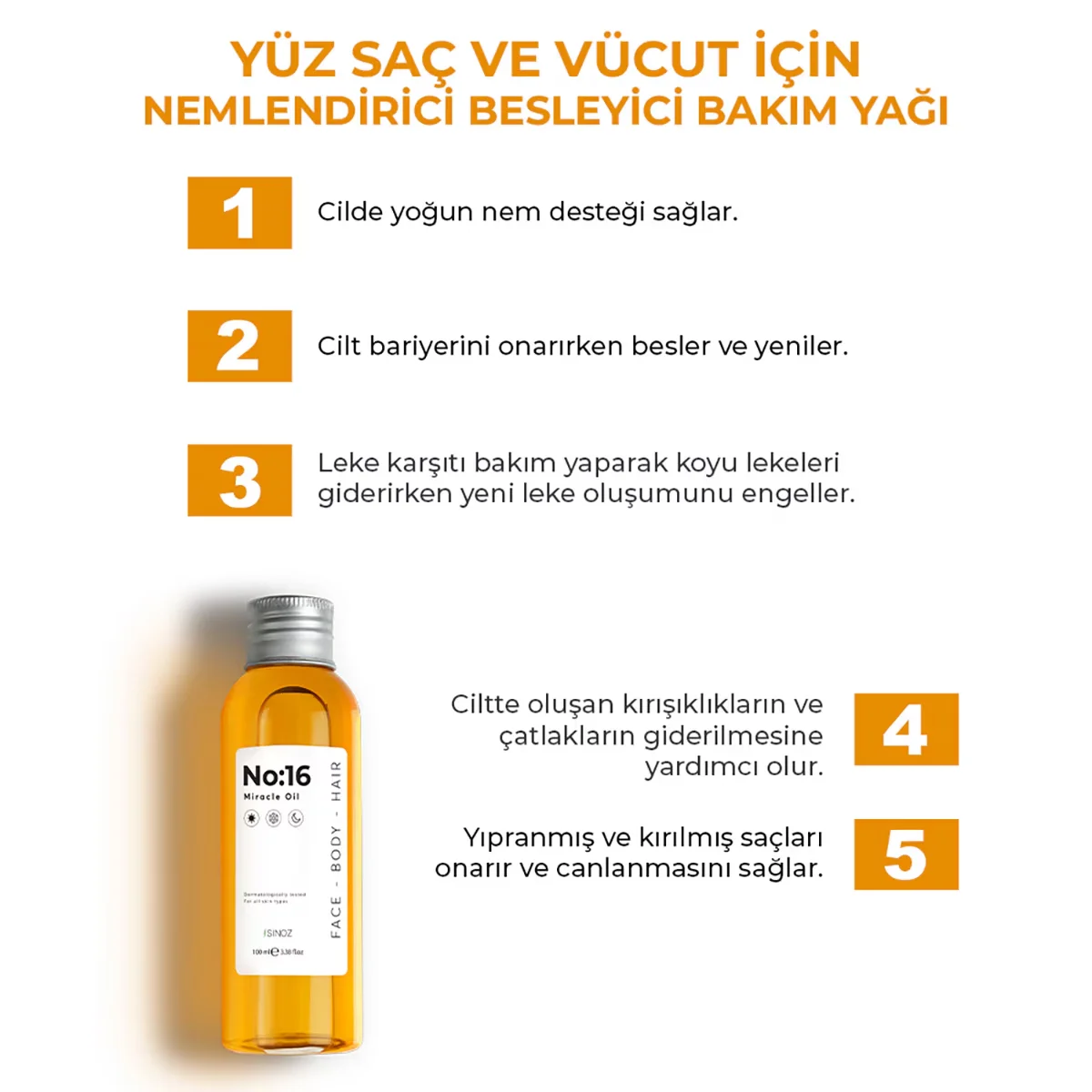 Sinoz No:16 miracle Oil 100 ml