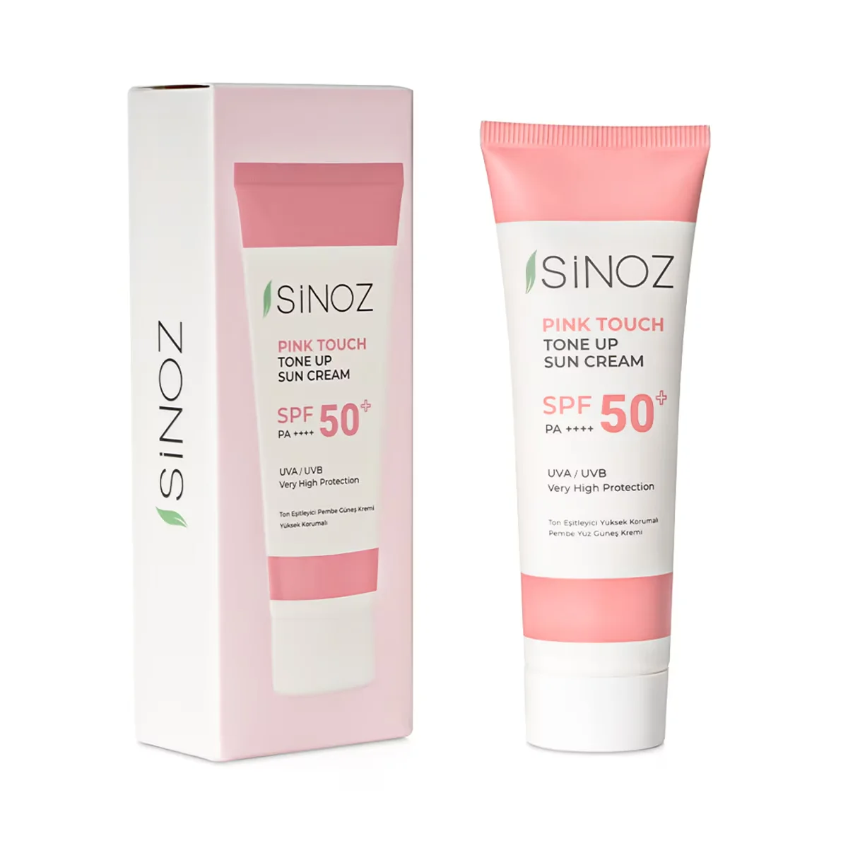 Sinoz Spf50+ Tone Equalizer Pa++++ Pink Sun Cream 50 ml