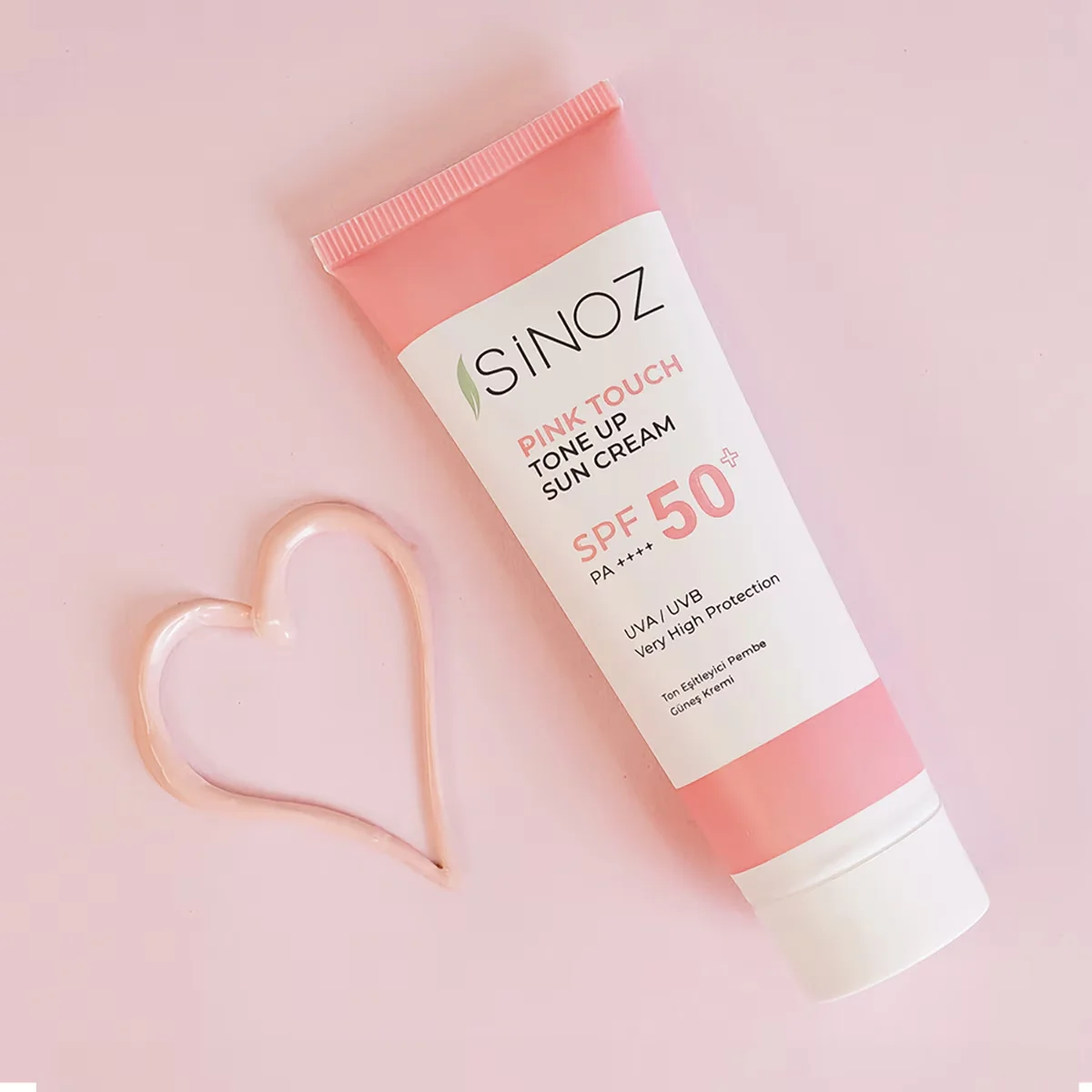 Sinoz Spf50+ Tone Equalizer Pa++++ Pink Sun Cream 50 ml
