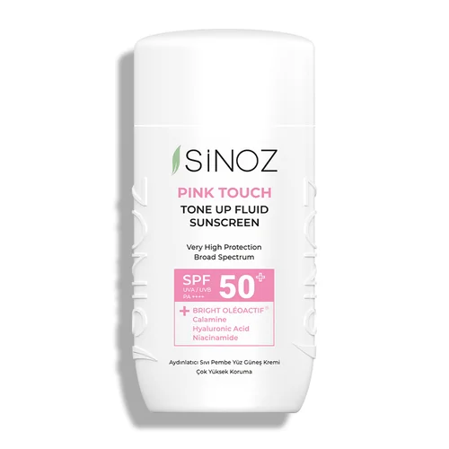 Sinoz Spf50 pink Touch Brightening Fluid Sun Cream 50 ml