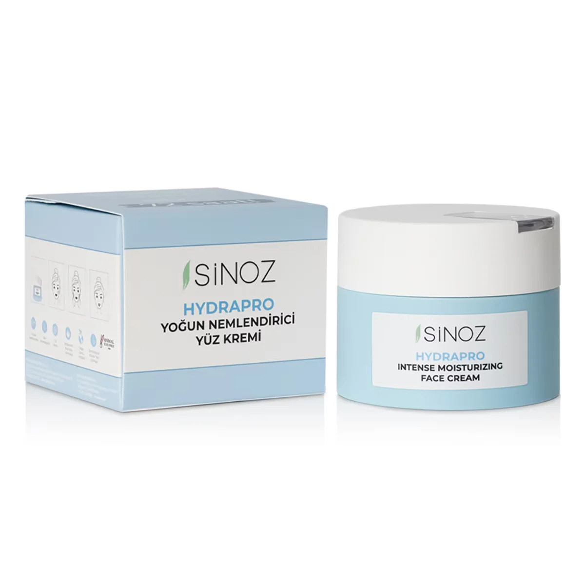 Sinoz Hydrapro Intensive Moisturizing Face Care Cream 50 ml