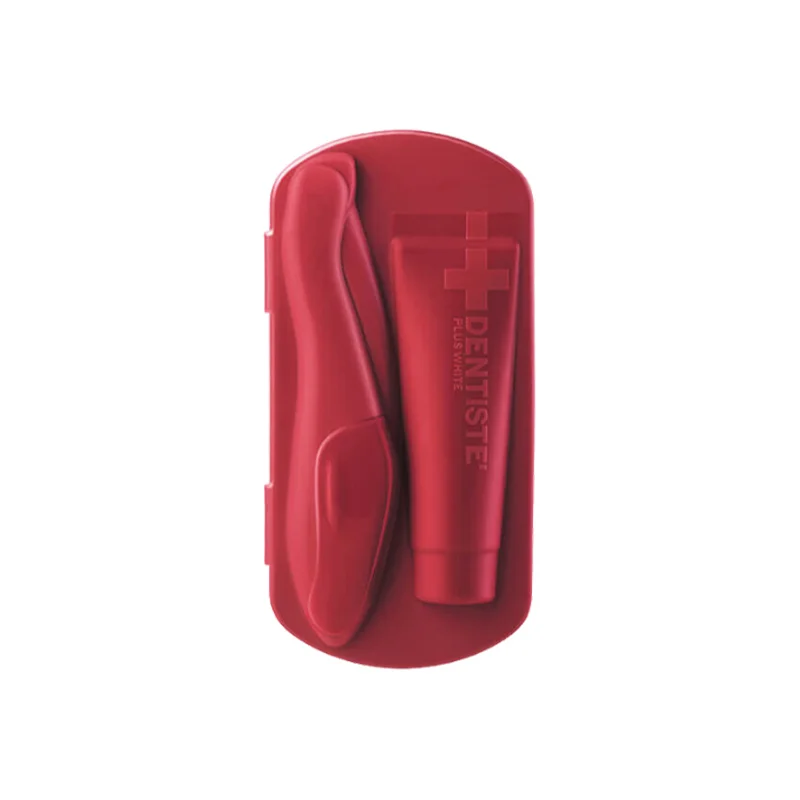 Dentiste Pocket Pro Travel Oral Care Kit Red