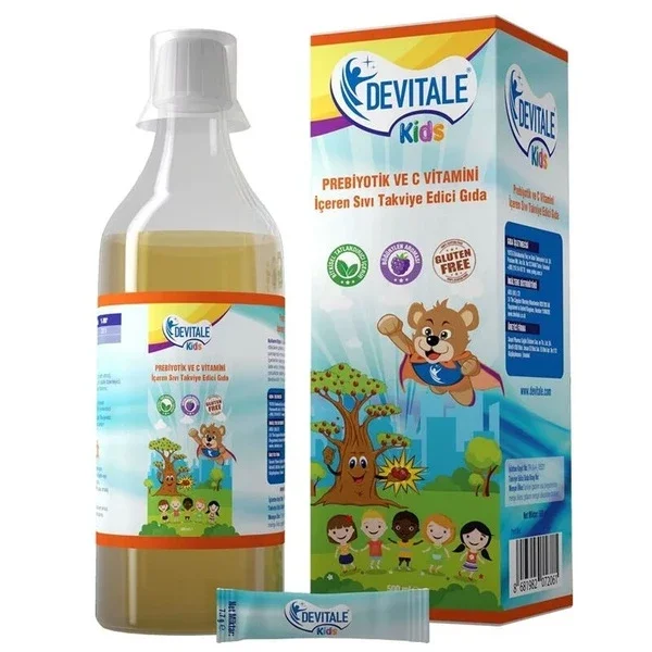 Devitale Kids Prebiotic And Vitamin C Liquid Supplement 500 ml
