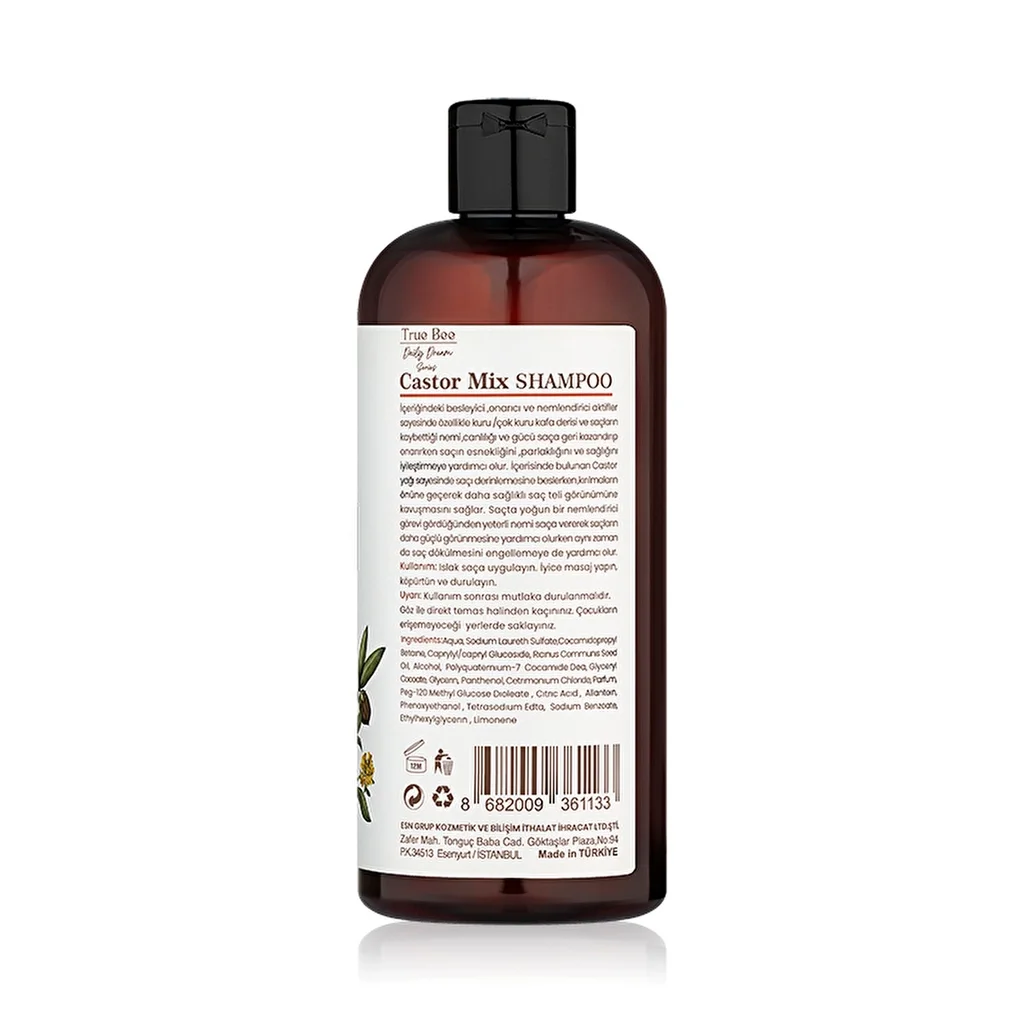True Bee Daily Dream Castor Shampoo 400 ml