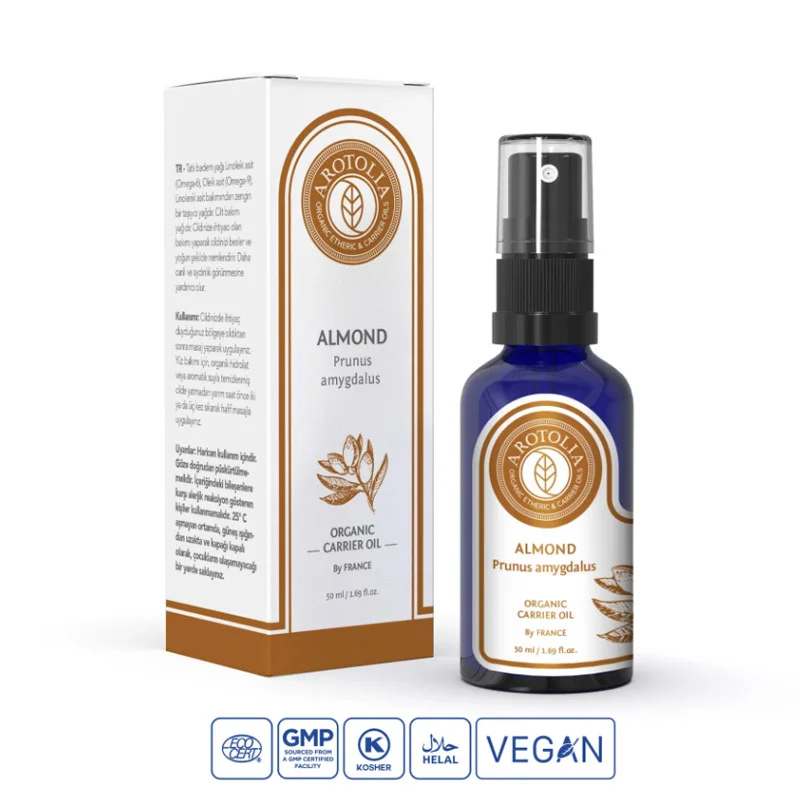 Arotolia 50ml Sweet Almond Oil - Nourishing &amp; Moisturizing Oil