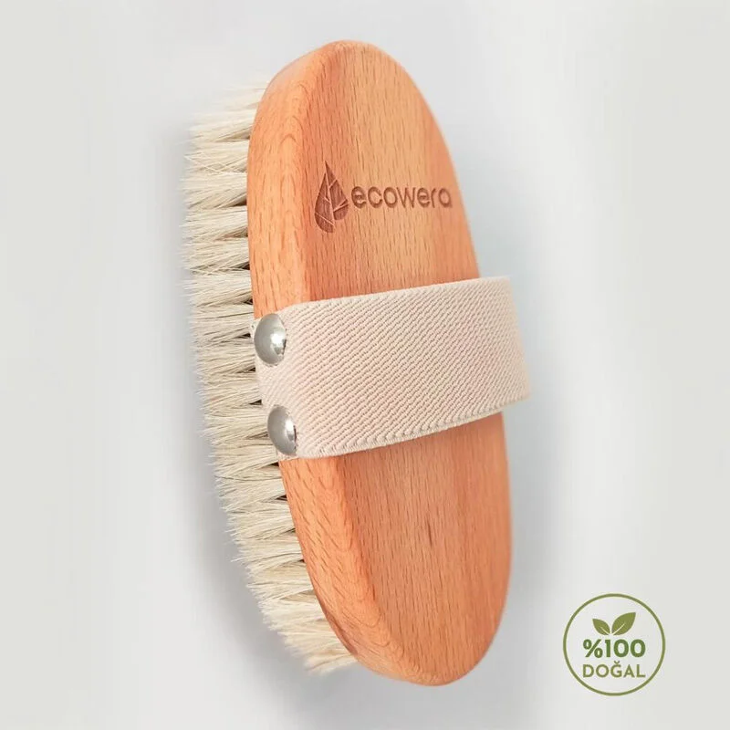 Ecowera Natural Horse Hair And Body Brush