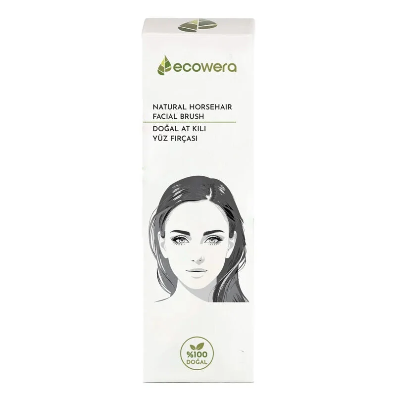 Ecowera Natural Horse Hair Face Brush