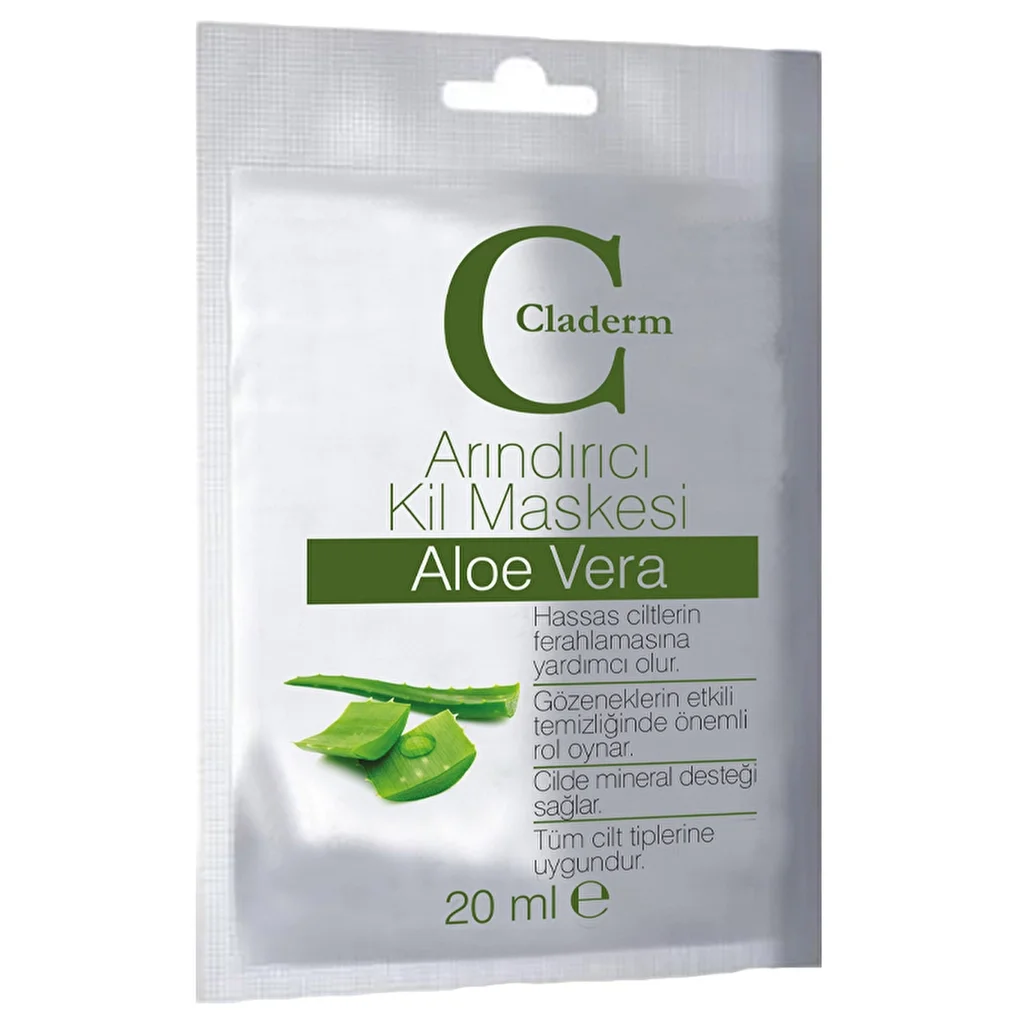 Claderm Purifying Clay Mask With Aloe Vera 20 ml