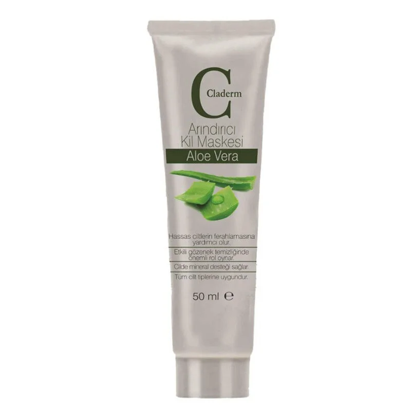 Claderm Clay Mask With Aloe Vera 50 ml