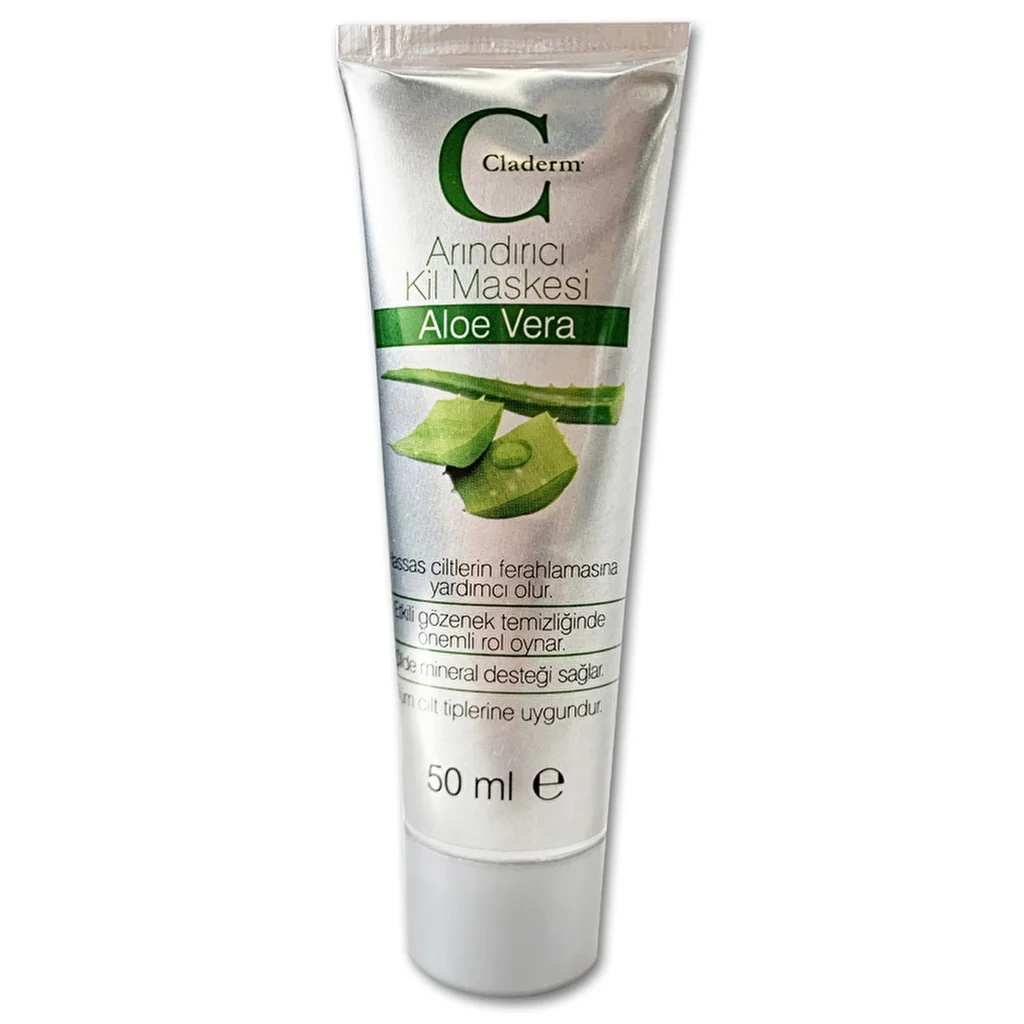 Claderm Clay Mask With Aloe Vera 50 ml