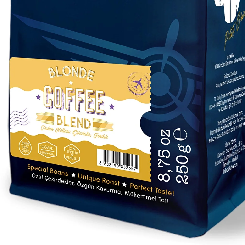 Moliendo Blonde Coffee Blend Coffee (coffee Beans) 250 gr