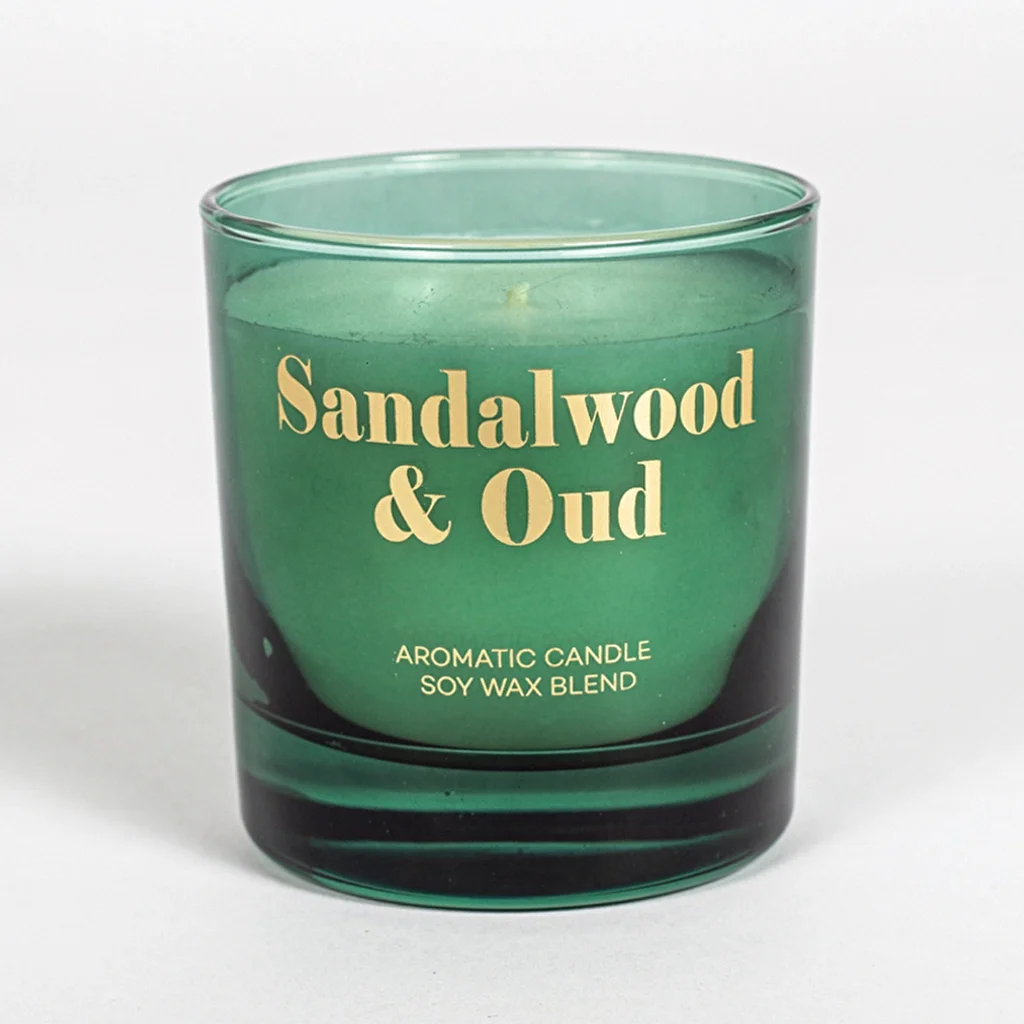 Rakle Green Sandalwood & Oud Scented Candle 120 gr