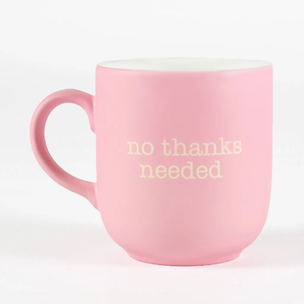 Rakle No Thanks Needed Mug Pink 400 cc