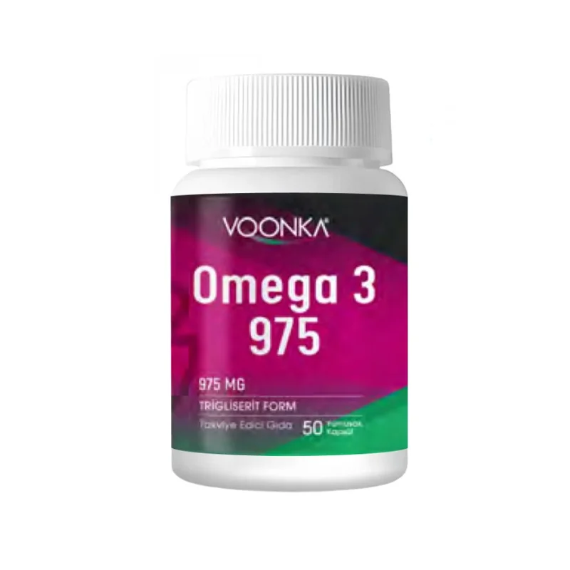 Voonka Omega 3 975 food Supplement 52 soft Capsules