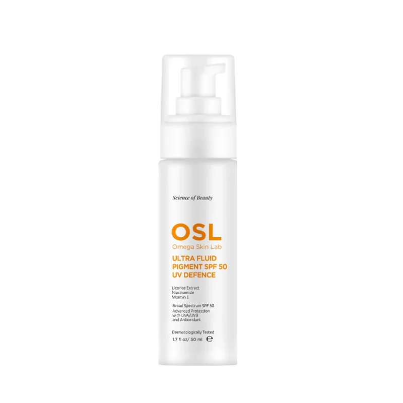 Osl Omega Skin Lab Ultra Fluid + Pigment Spf 50 uv Defense 50 ml