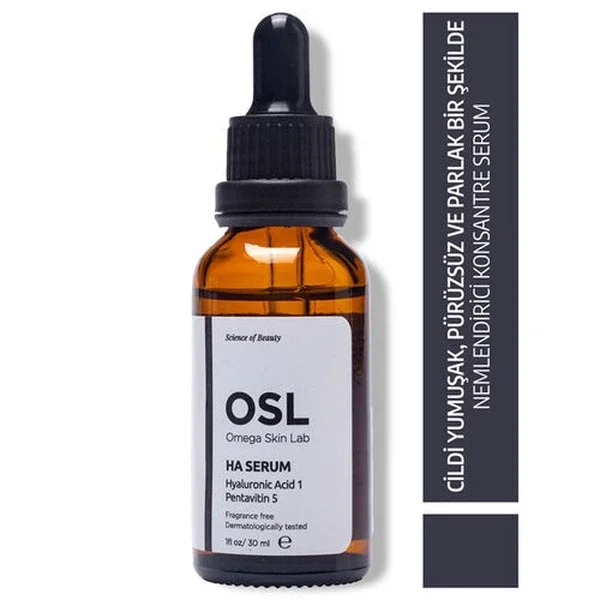 Osl Omega Skin Lab سيروم حمض الهيالورونيك من أوسل أوميجا سكين لاب، 30 مل مُعزز للترطيب