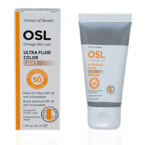 Osl - Omega Skin Lab Ultra Fluide Color Spf50+ Sunscreen Cream 50 ml - Light