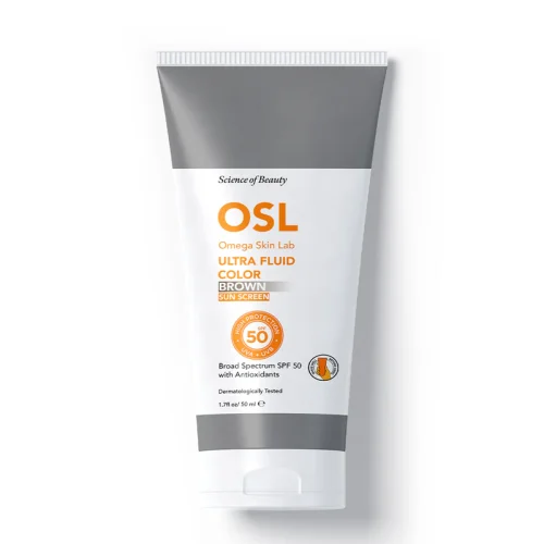 Osl - Omega Skin Lab Ultra Fluide Color Spf50+ Sunscreen Cream 50 ml -brown