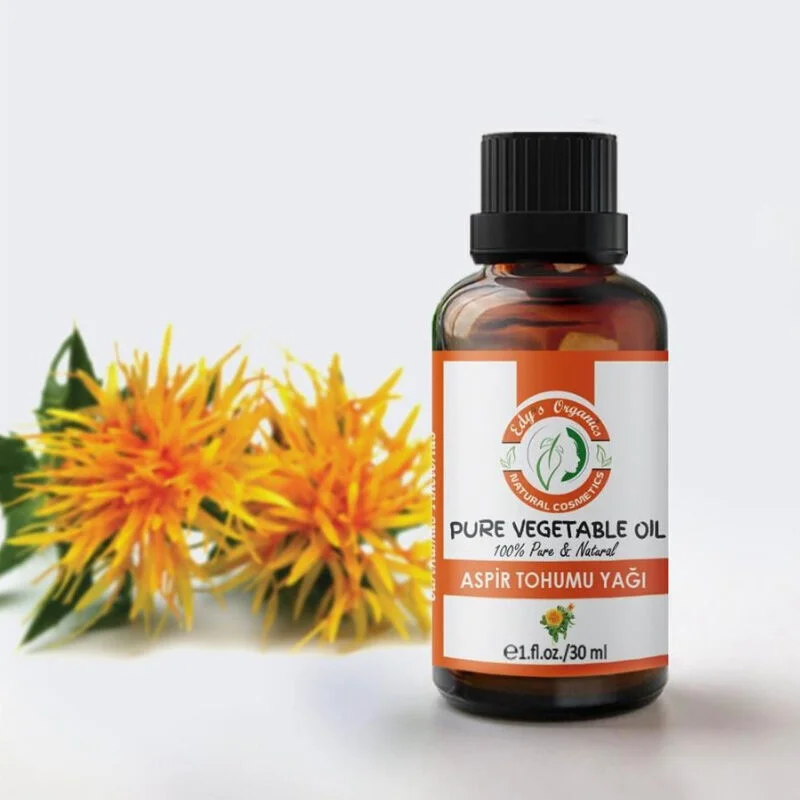 Edys Organics Safflower Oil 30ml - Pure & Natural Cooking Oil