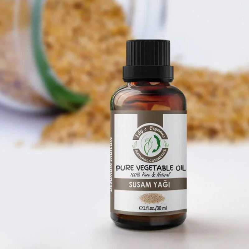 Edys Organics Pure Sesame Oil - 30ml, Cold-Pressed & Natural