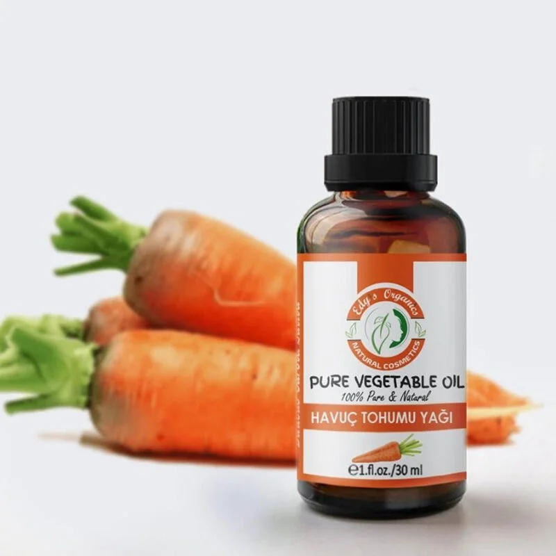 Karottensamenöl 30ml von Edys Organics - Reine, Natürliche Hautpflege