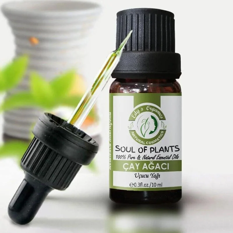 Edys Organics زيت شجرة الشاي من إيديز أورجانيكس، 10 مل مستخلص نقي من الغار الهندي