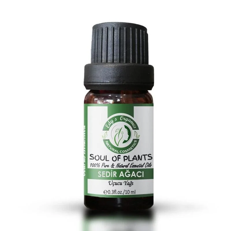 Edys Organics زيت خشب الأرز العطري من إيديز أورجانيكس ١٠ مل علاج عطري نقي وطبيعي