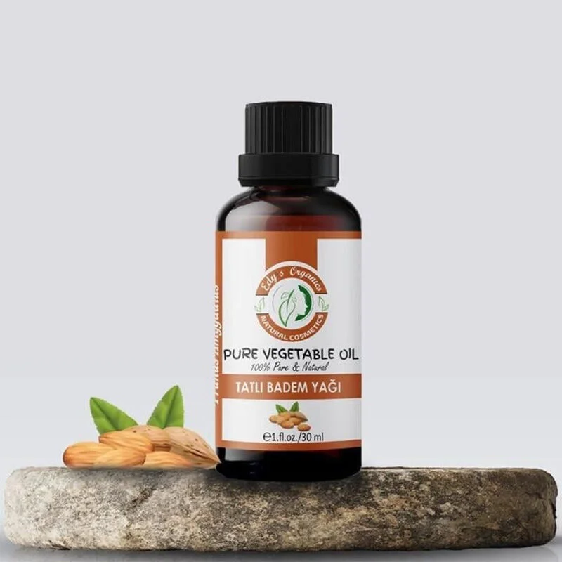 Edys Organics زيت اللوز الحلو من إيديز أورجانيكس، 30 مل مرطب طبيعي نقي