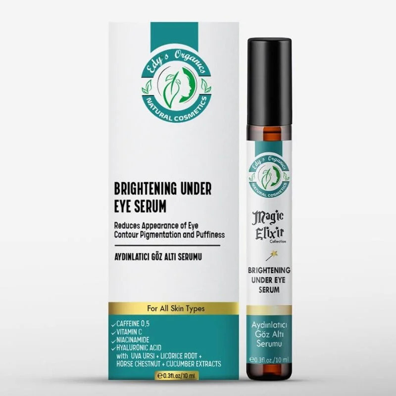 Edys Organics سيروم إيديز أورجانيكس لتفتيح منطقة تحت العين رول أون، 10 مل