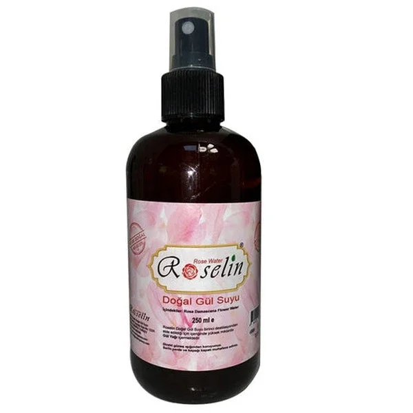 Roselin Natural Rose Water 250ml - Pure Hydrating Toner