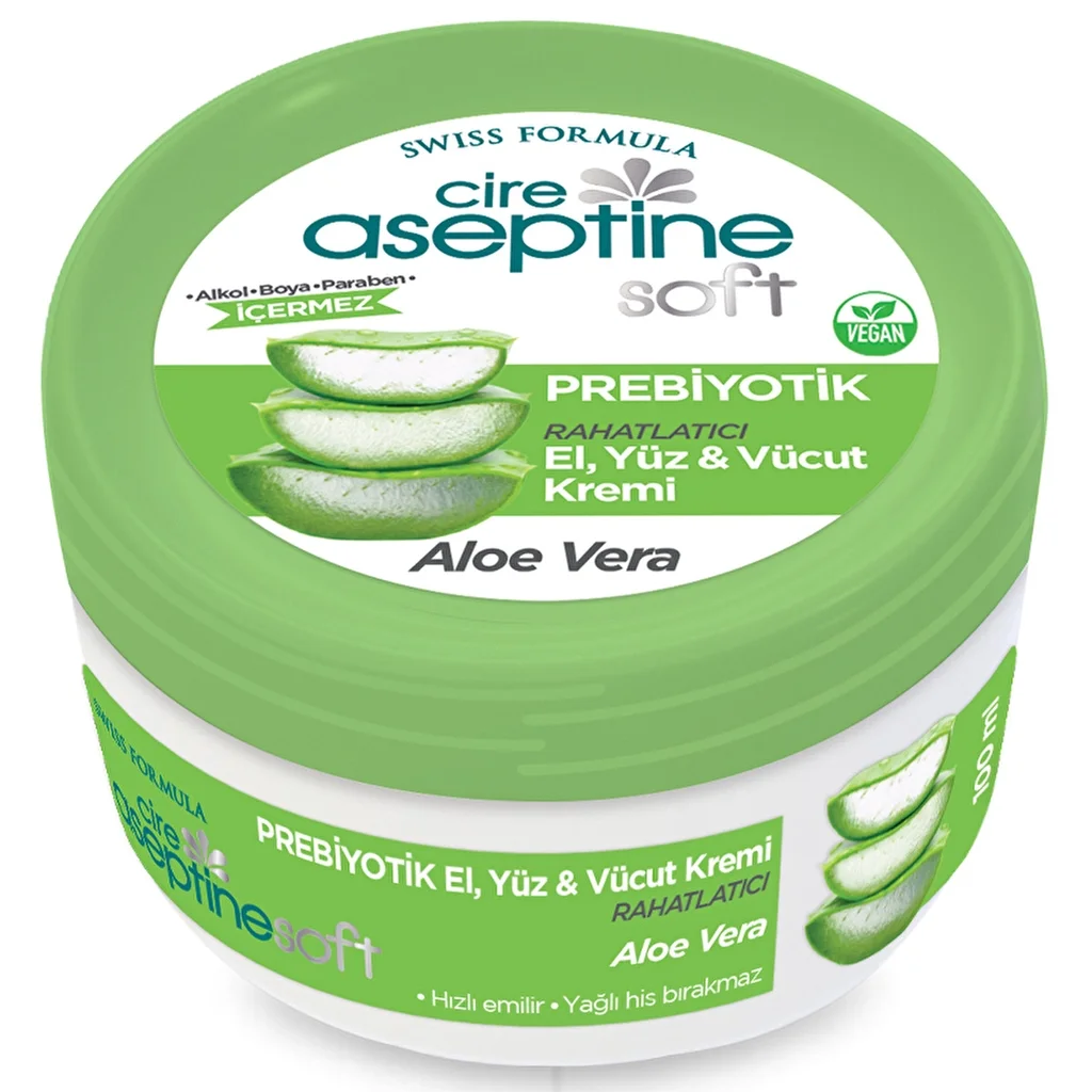 Cire Aseptine Soft Prebiotic Aloe Vera Extract Cream 100 ml
