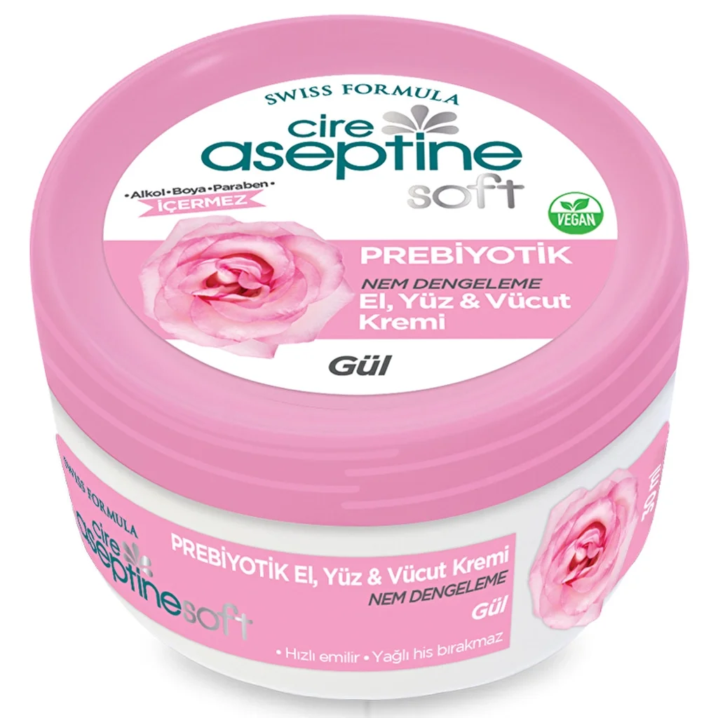 Cire Aseptine Soft Rose Extract Moisture Balancing And Nourishing Prebiotic Cream 30 ml