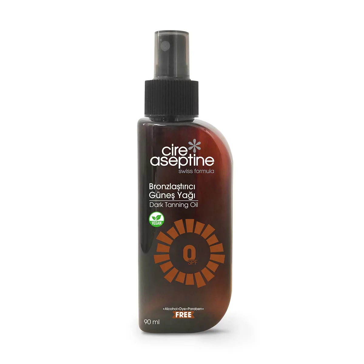 Cire Aseptine Bronzing Sun Oil - Carrot & Coconut Glow 90ml