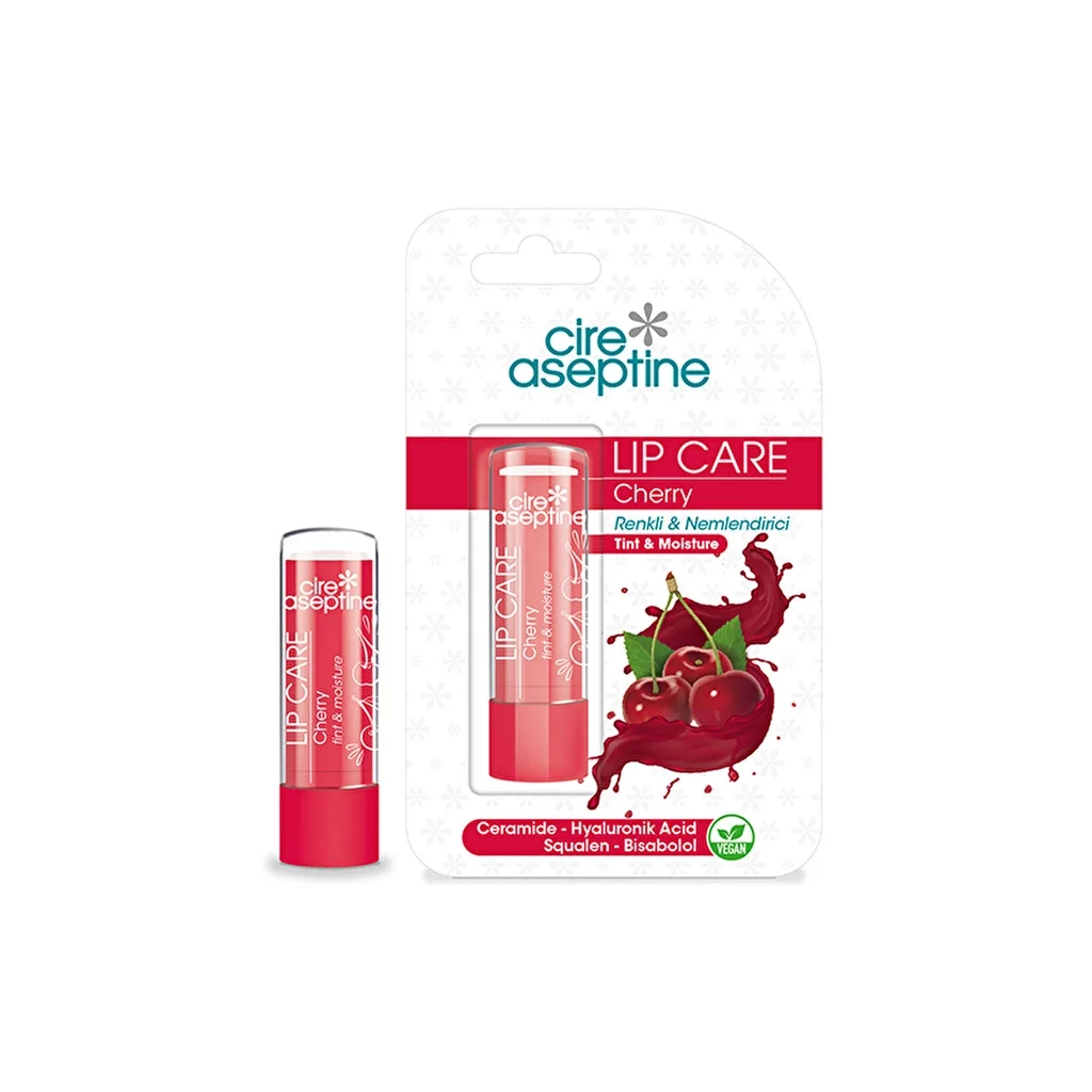 Cire Aseptine Colored Lip Care Cream Cherry 1 pcs