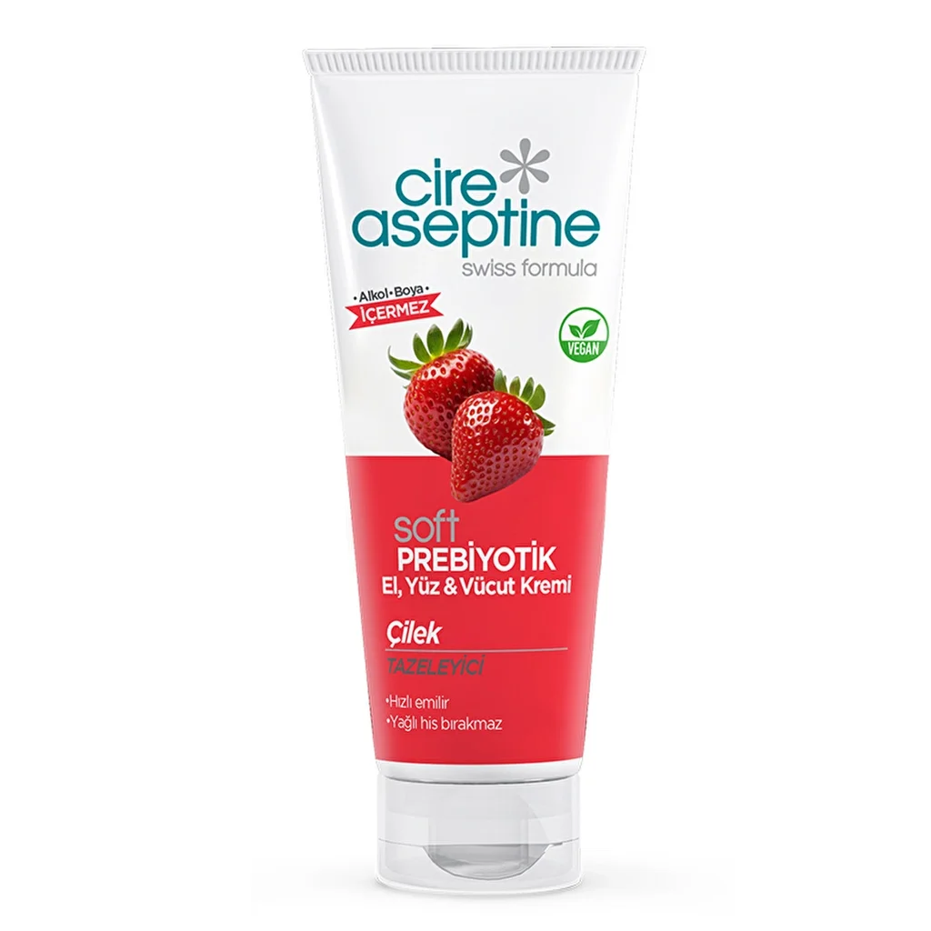 Cire Aseptine Prebiotic Strawberry Cream 75ml - Nourishing Moisturizer