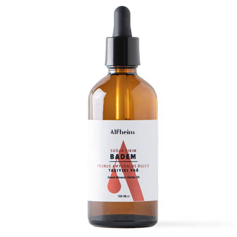 Alfheim Sweet Almond Carrier Oil 100ml - Nourishing & Versatile