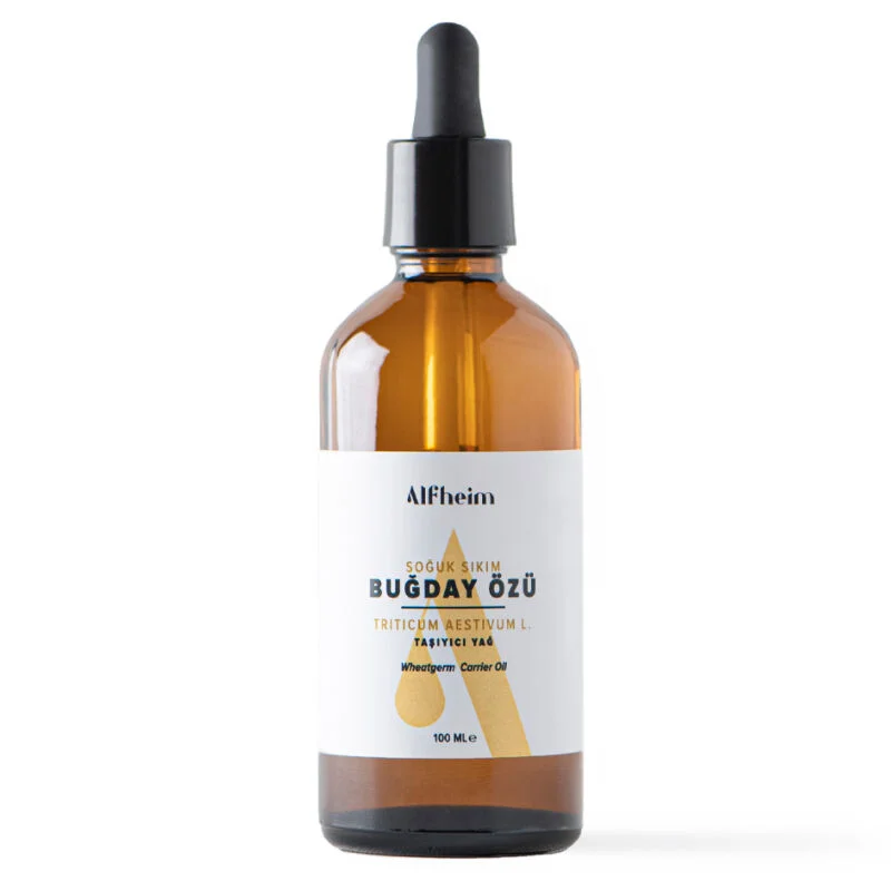 Alfheim Organic Wheat Germ Carrier Oil 100ml - Rich in Vitamin E