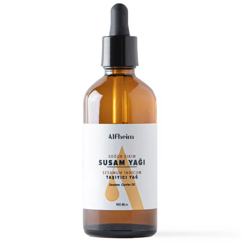Alfheim 100ml Organic Sesame Carrier Oil for Skin & Hair