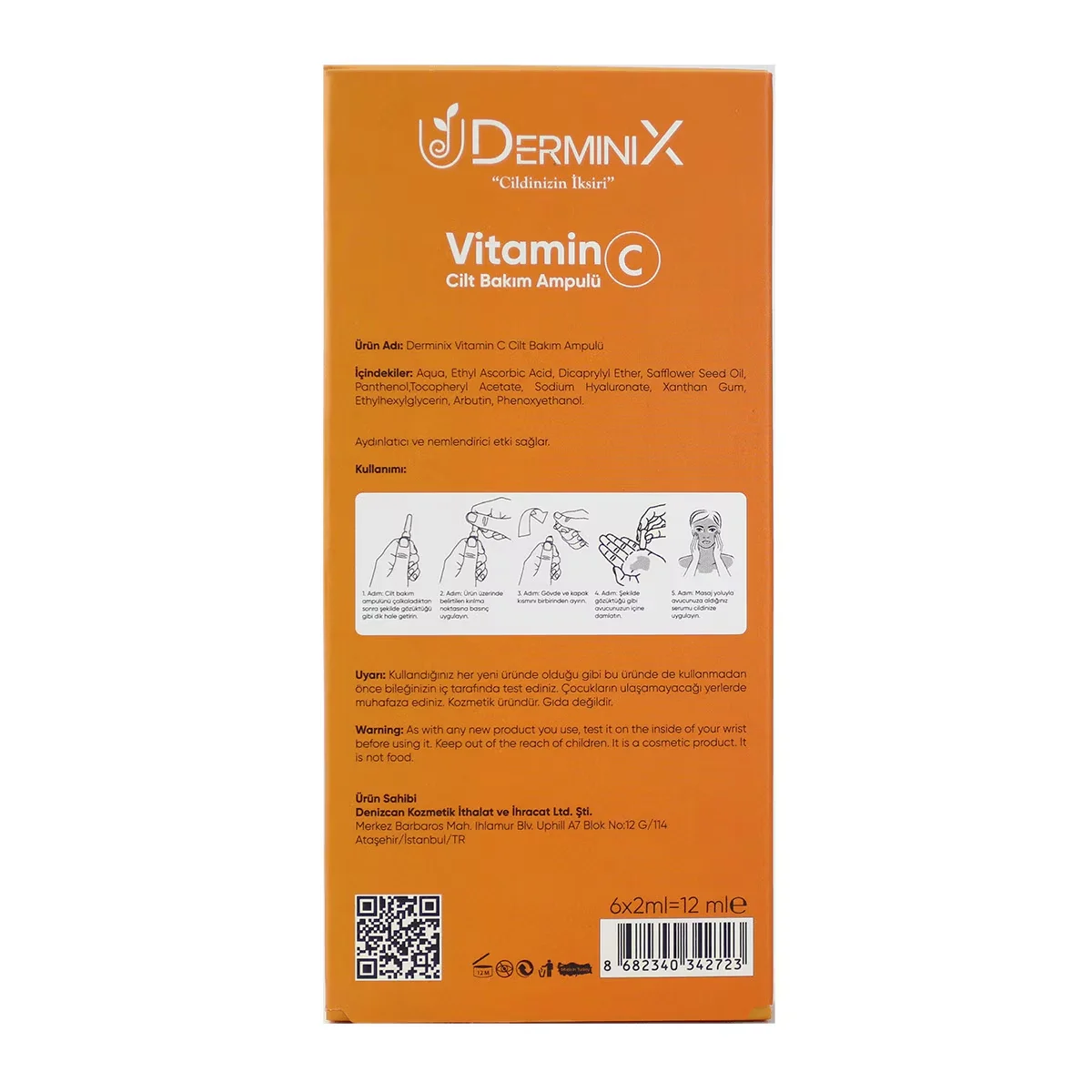 Derminix Vitamin C Hautpflegeampulle 12ml
