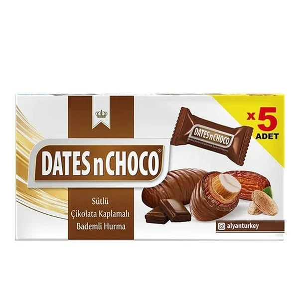 Dates N Choco Milk Chocolate Covered Dates - 5 Piece Pack
