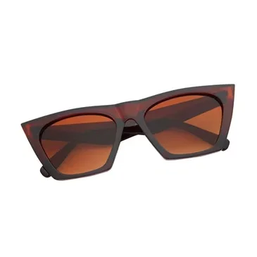 Aqua Di Polo Sunglasses Women Brown Big Cat Eye Apss053300