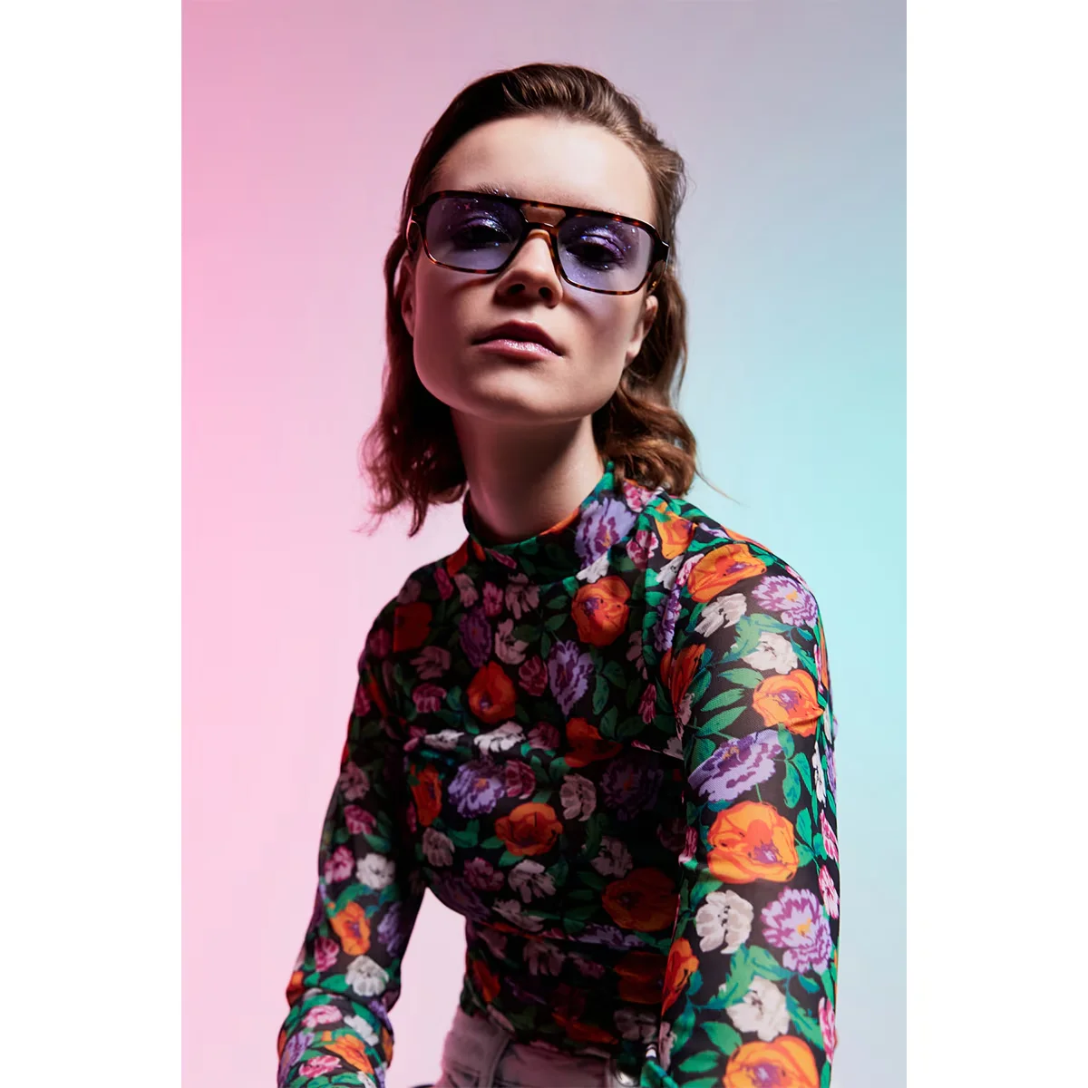 Aqua Di Polo Sunglasses Unisex Leopard Apss074701