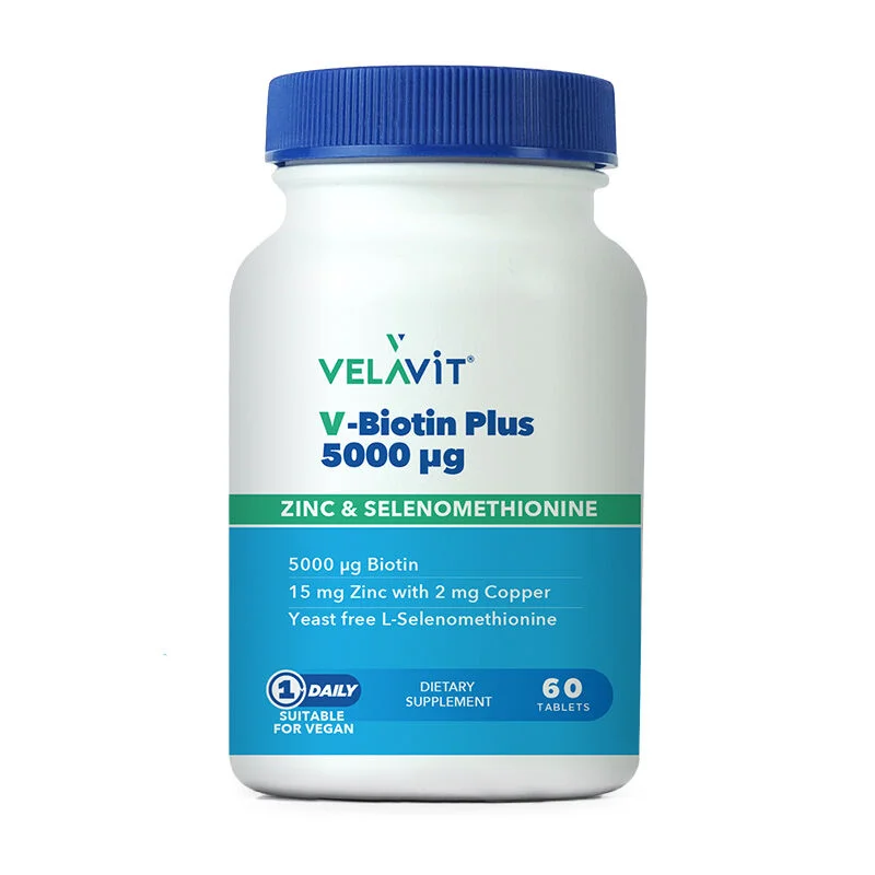 Velavit V-biotin Plus 5000 mcg 60 tablets