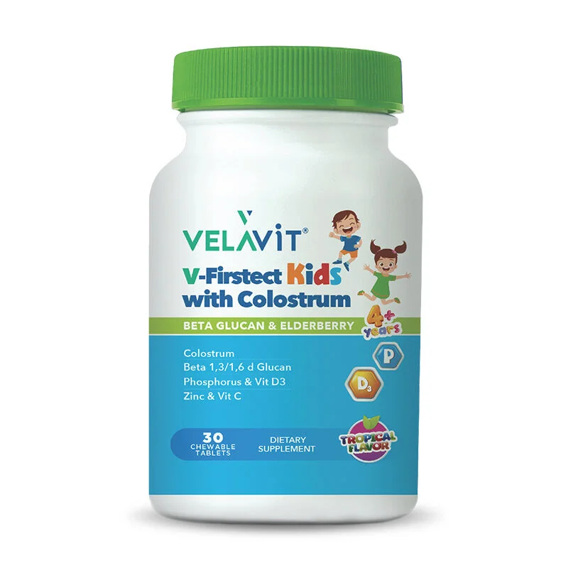 Velavit V-Firstect Kinder Colostrum Ergänzung 30 Kapseln