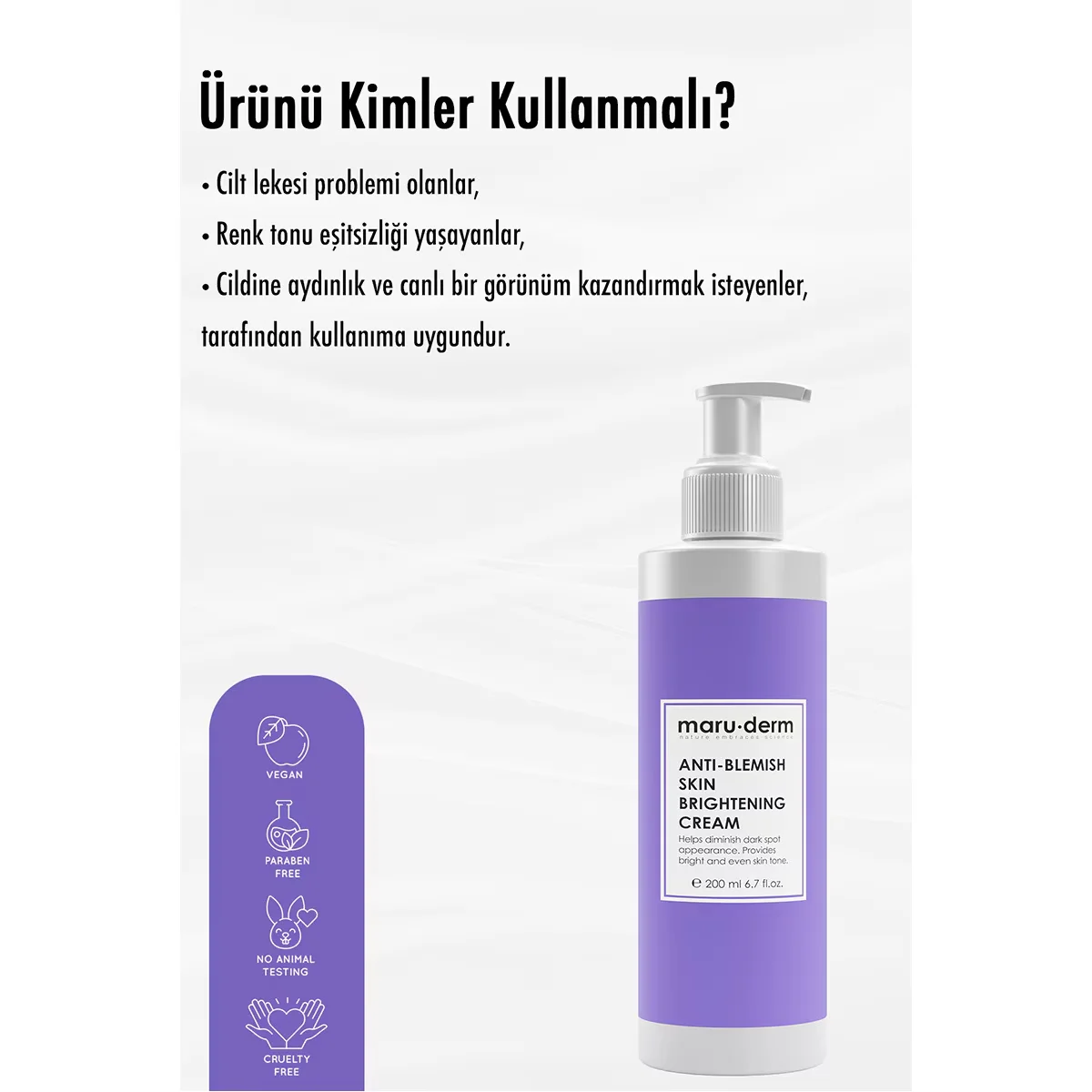 Крем для ухода за кожей Maruderm против пигментации 200 мл