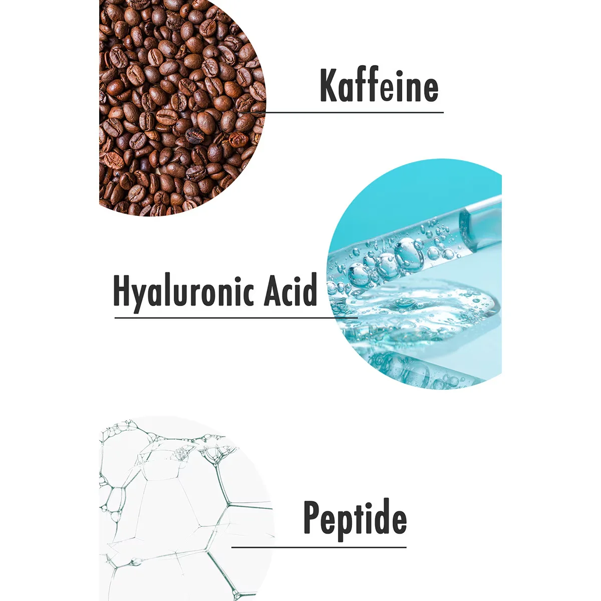 Maruderm Caffeine 5% + Peptides + Hyaluronic Acid Eye Contour Serum 30 ml