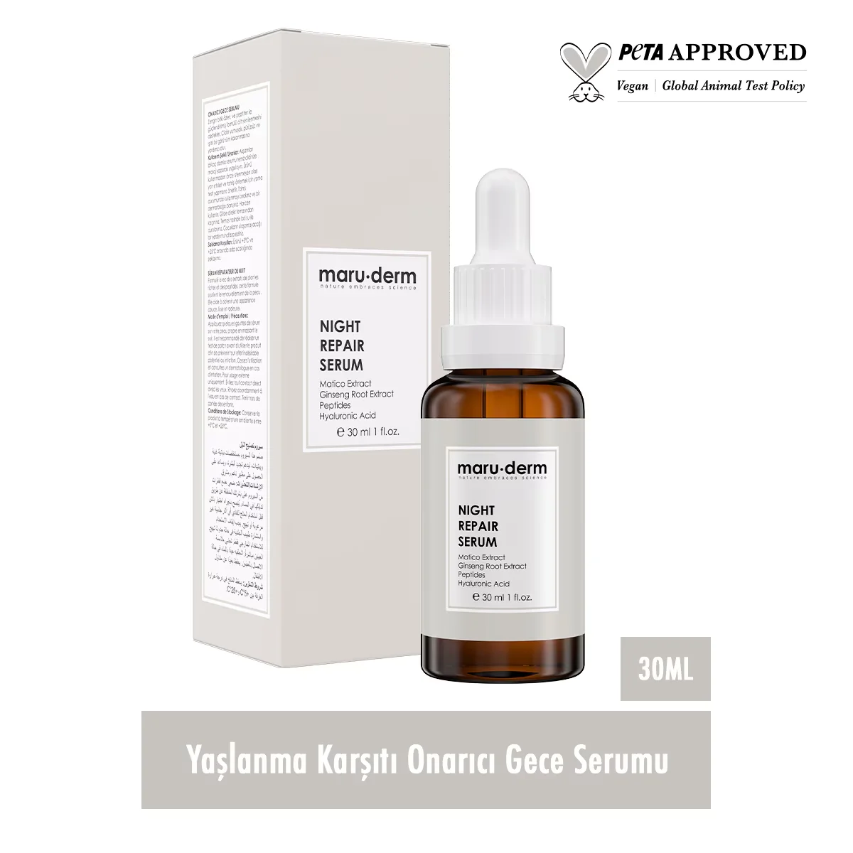 Maruderm Night Repair Skin Care Serum 30 ml