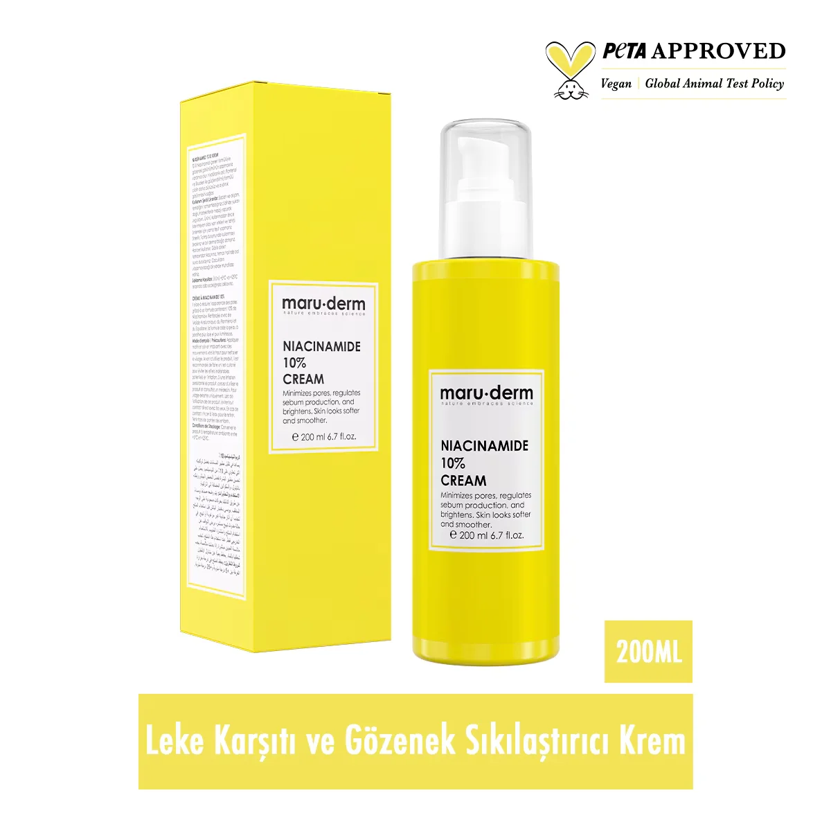 Maruderm Niacinamide 10% Anti-stain And Pore Tightening Cream 200 ml