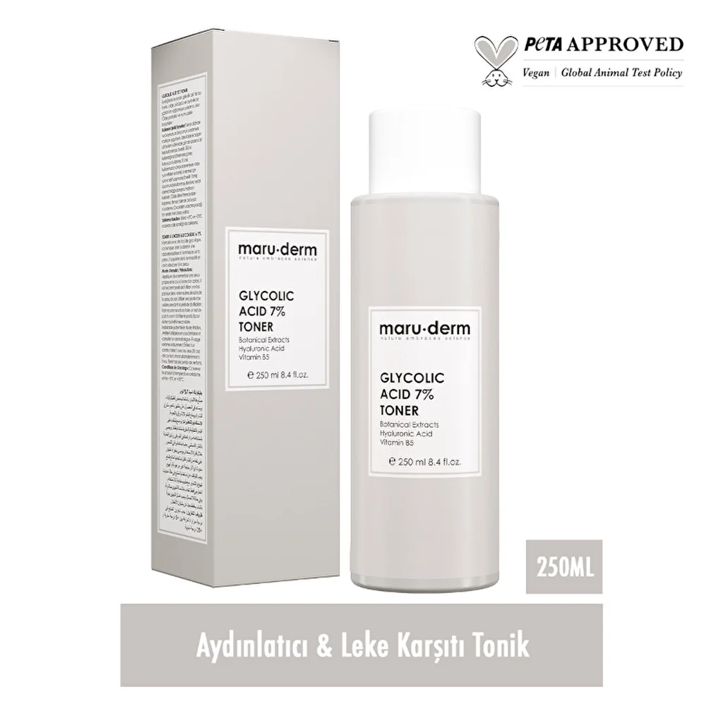 Maruderm Glykolsäure 7% Aufhellendes Gesichtswasser 250ml