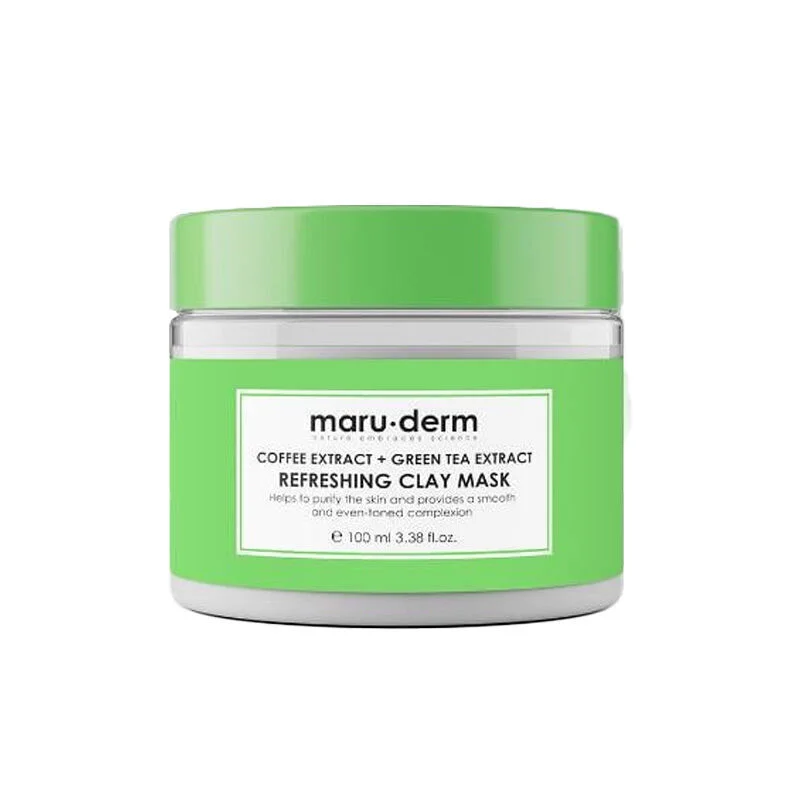 Maruderm Coffee And Green Tea Extract Refreshing Clay Mask 100 ml